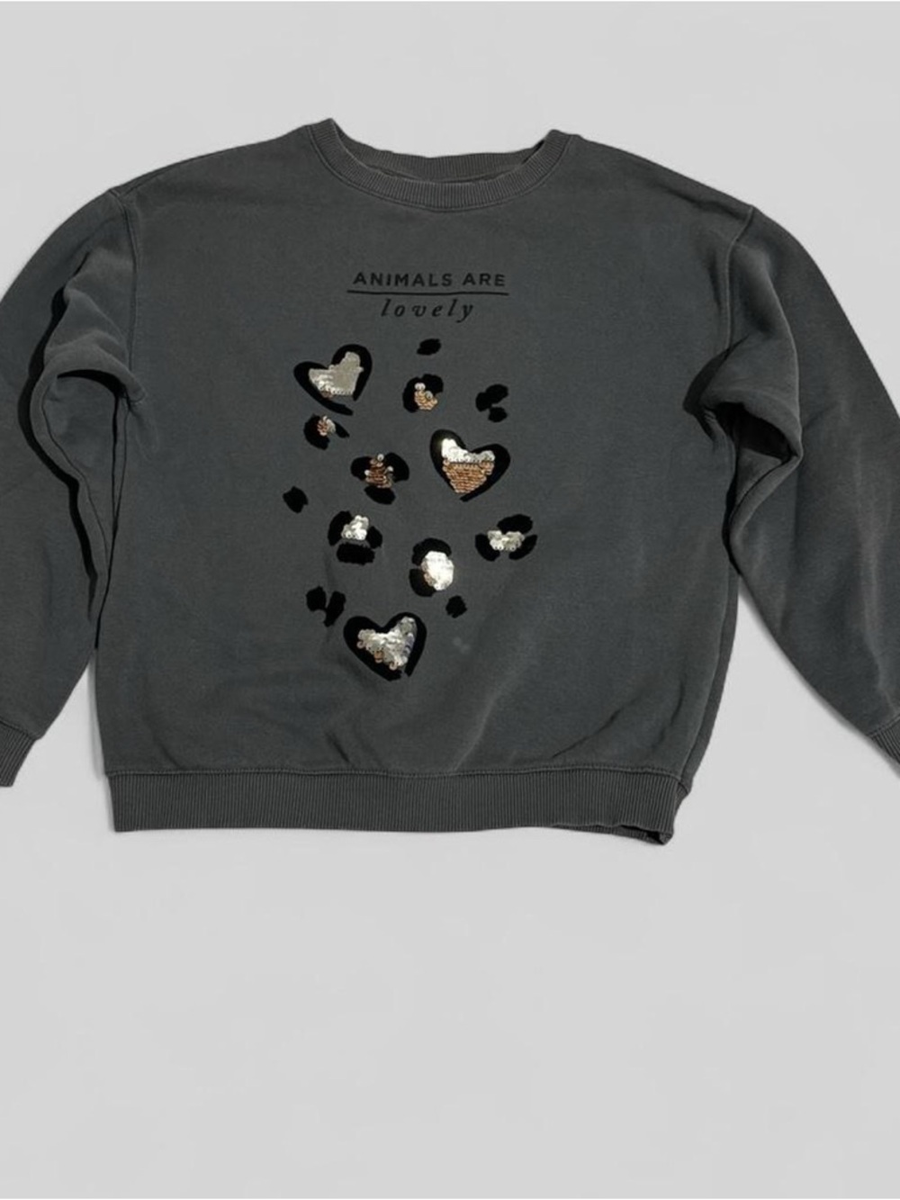Zara Kids Gray Crewneck Sweatshirt